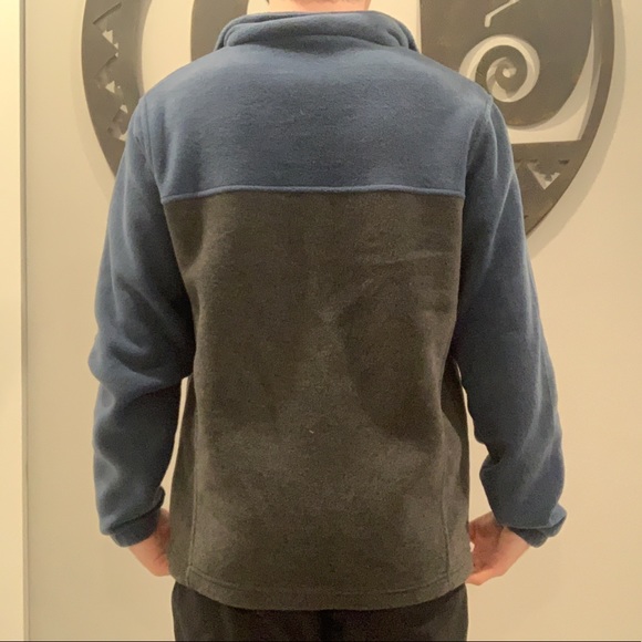 Men’s color blocked Columbia zip-up jacket - Picture 4 of 5